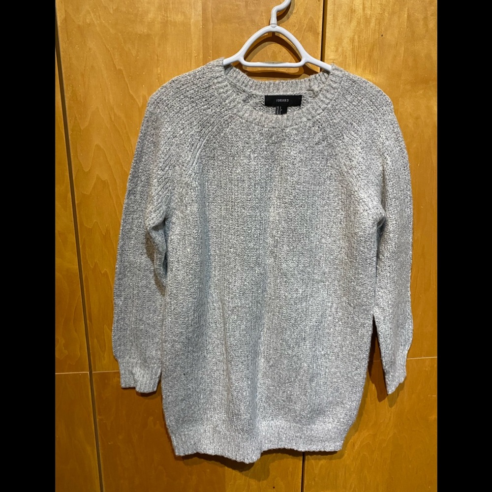 Grey chunky sweater